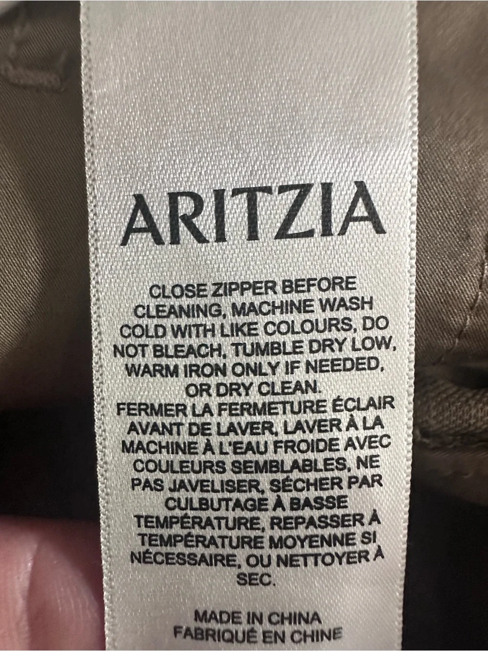 Aritzia The Effortless Pant Cruise Linen Size 8